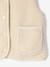 Sleeveless Sherpa Jacket for Girls blush+plum+vanilla 