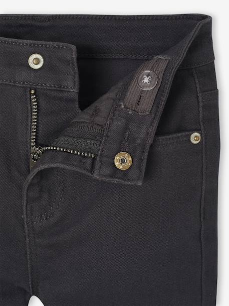 Slim-fit trousers for girls with a slim build anthracite+rosy 