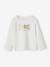 Long-Sleeved T-Shirt for Girls, BASICS ecru+pale pink 