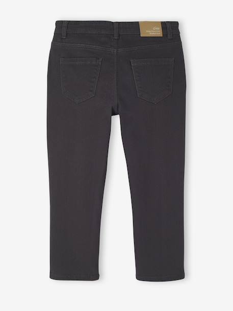 MorphologiK slim trousers for girls anthracite+rosy 