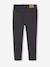 Slim-fit trousers for girls with a slim build anthracite+rosy 