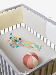 Nursery-Cotbed Accessories-Playpen Bumper, Jungle Colour Theme