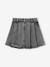 Pleated Denim Skirt, for Girls denim grey+stone 