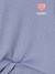 Pack of 2 Pyjamas in Ribbed Knit with Heart Print for Girls navy blue 