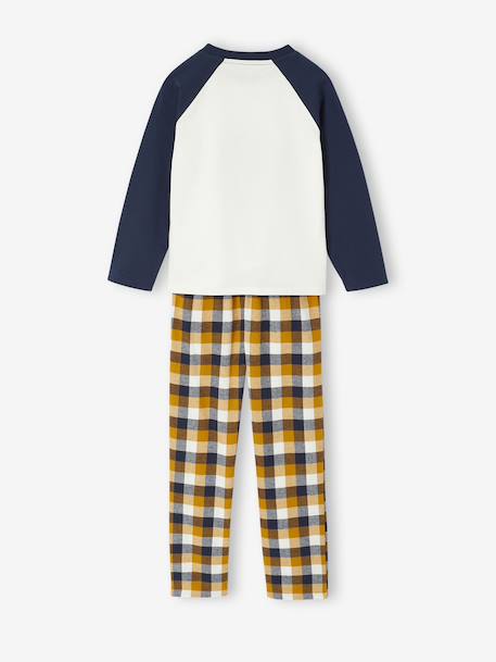 Flannel Bear Pyjamas for Boys ochre 