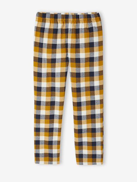 Flannel Bear Pyjamas for Boys ochre 