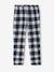 Dinosaur Print Flannel Pyjamas for Boys navy blue 