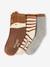 Pack of 3 Pairs of 'Fox' Socks for Baby Boys terracotta 
