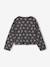 Long-Sleeved Crop Top anthracite+ecru 
