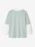 T-Shirt with Flocked Layered Effect for Boys aqua green 
