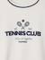 Tennis Club Motif Sweatshirt for Girls ecru 