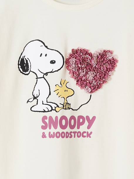 Girls' Snoopy Peanuts® long-sleeved T-shirt ecru 