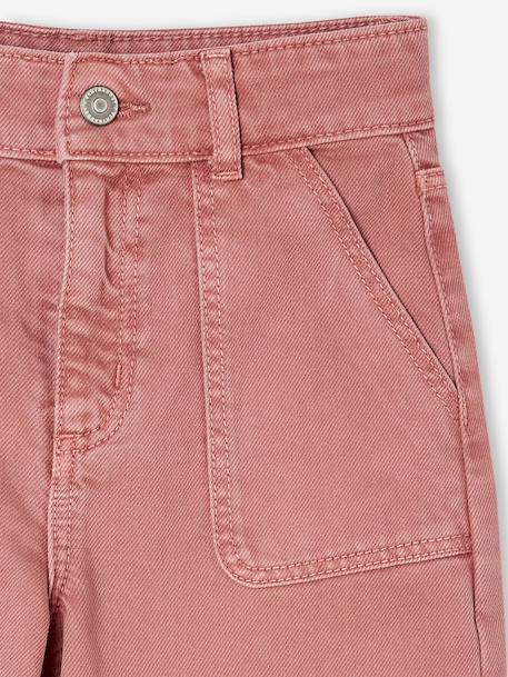 Medium Fit Wide Leg MorphologiK Trousers for Girls coral+grey green+khaki+old rose 