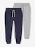 Pack of 2 Basic Joggers for Boys navy blue 