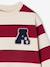 Sweatshirt with Wide Stripes & Bouclé Badge for Boys striped blue+striped green+striped red 