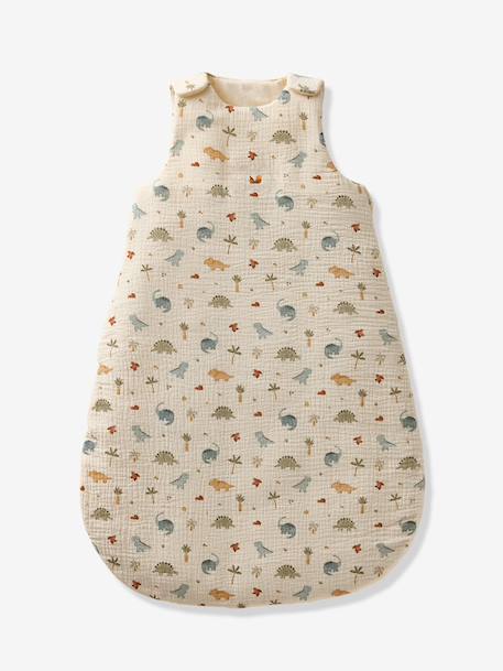 Cotton Muslin Sleeping Bag, MINISAURUS multicoloured 