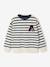 Sweatshirt with Wide Stripes & Bouclé Badge for Boys striped blue+striped green+striped red 