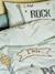Duvet Cover Set + Pillowcase for Children, ROCK MUSIC sage green 