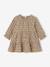 Ruffled Dress in Cotton Gauze, for Girls old rose+rose+taupe 