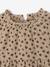 Ruffled Dress in Cotton Gauze, for Girls old rose+rose+taupe 