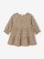 Ruffled Dress in Cotton Gauze, for Girls old rose+rose+taupe 
