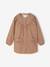 Girl's leopard print smock beige 
