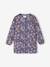 Customisable Flowers girl's smock navy blue 