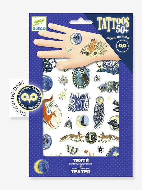 Nighttime Reflections Tattoos, DJECO blue 