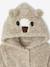 Hooded Bear Bathrobe for Boys ecru 