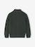 High Neck Long-Sleeved Cardigan for Boys green+navy blue 