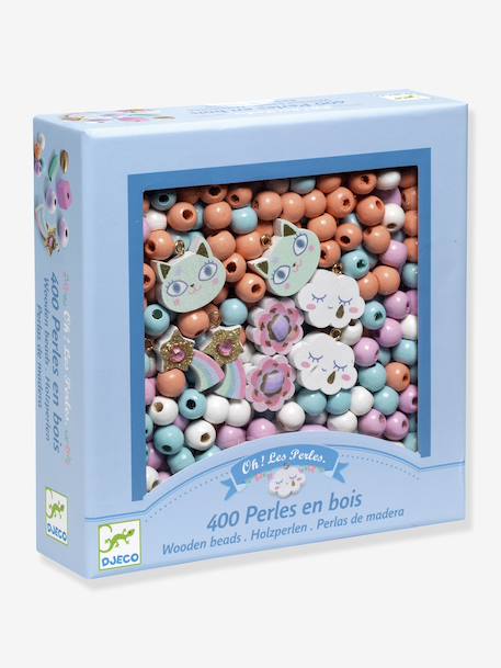 Birds - Wooden Beads, by DJECO blue 