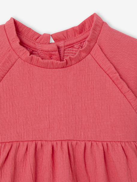 T-shirt for babies in a blouse style pomegranate 