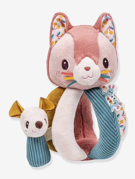 Rattle with Handles, LILLIPUTIENS blue+rose 