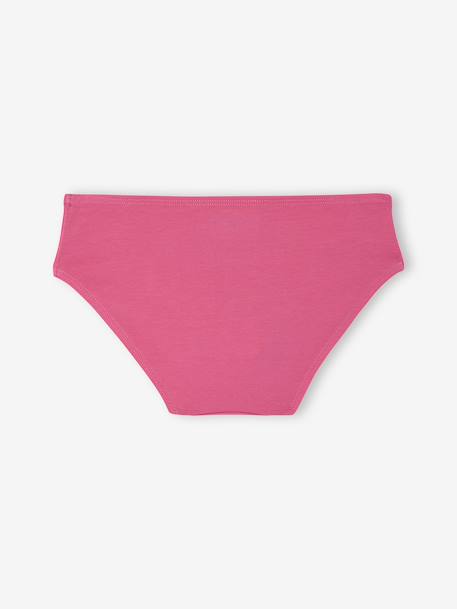 Pack of 7 Assorted Briefs for Girls fuchsia 