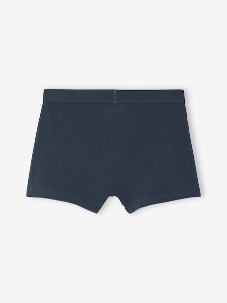 Pack of 7 Striped & Bear Print Boxers for Boys green 