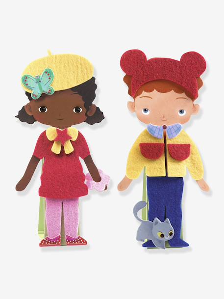 Felt Dress-Up Characters, DJECO violet 