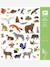 160 Fauna Stickers, DJECO green 