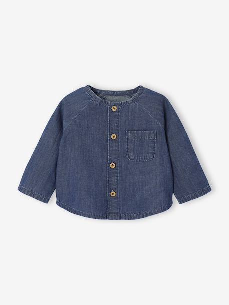 Denim Shirt for Newborns stone 
