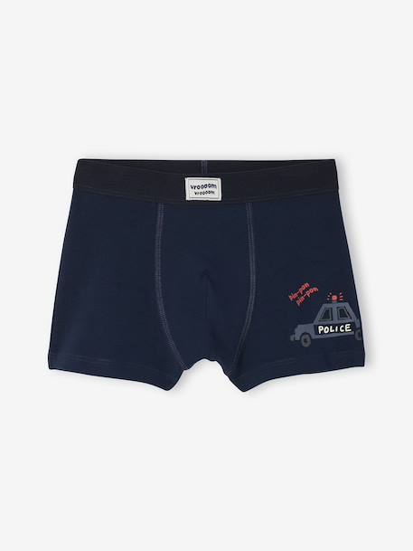 Pack of 5 Car Boxer Shorts for Boys double stone 
