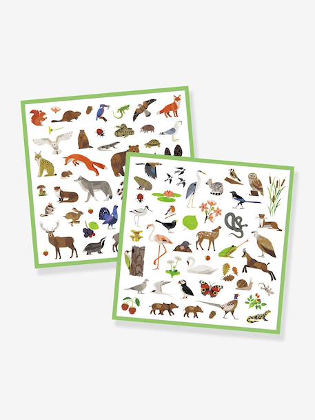 160 Fauna Stickers, DJECO green 