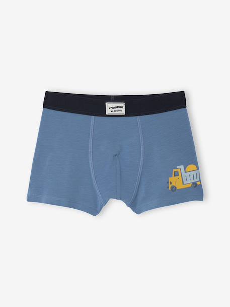 Pack of 5 Car Boxer Shorts for Boys double stone 