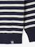 Basic Round-Neck Long-Sleeved Jumper for Boys navy blue+striped blue 