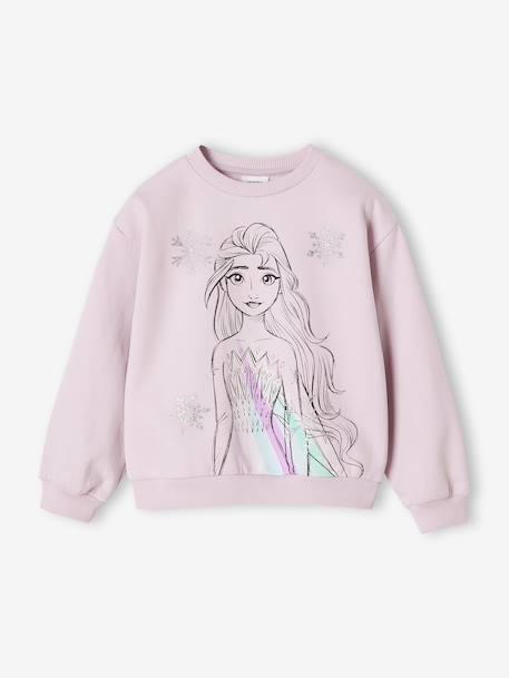 Reine des Neiges Elsa glitter sweatshirt soft lilac 