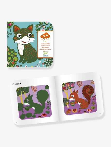 'Little Bugs' Scratch Cards, by DJECO Multi+red 