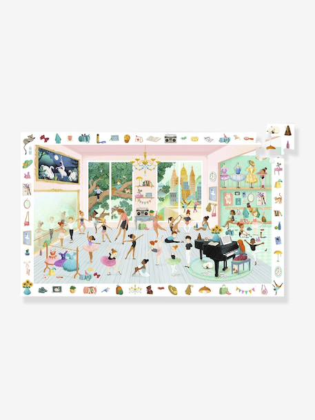 Dance School Puzzle, 100pcs, DJECO green 