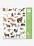 160 Fauna Stickers, DJECO green 