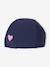 Swimsuit Set Comprising One-Piece Swimsuit + Beanie for Girls indigo 
