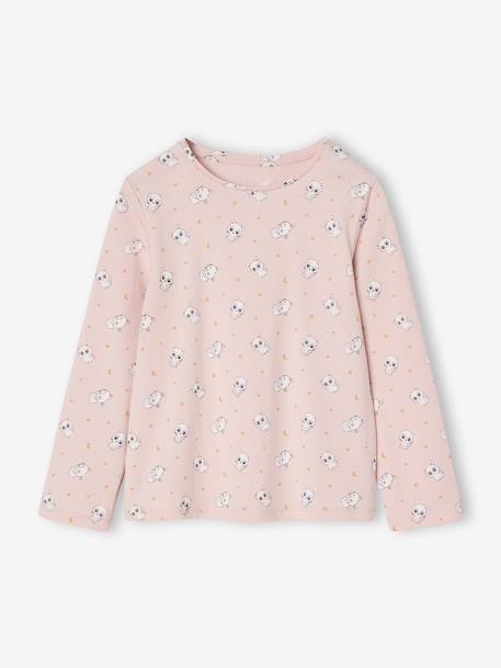 Dress-Up Cat Pyjamas for Girls pale pink 