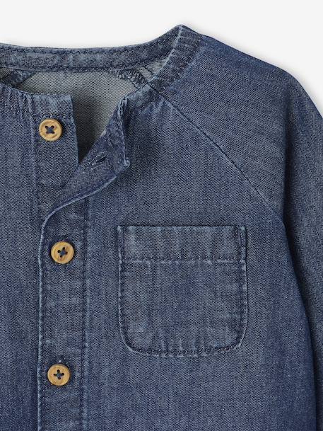 Denim Shirt for Newborns stone 