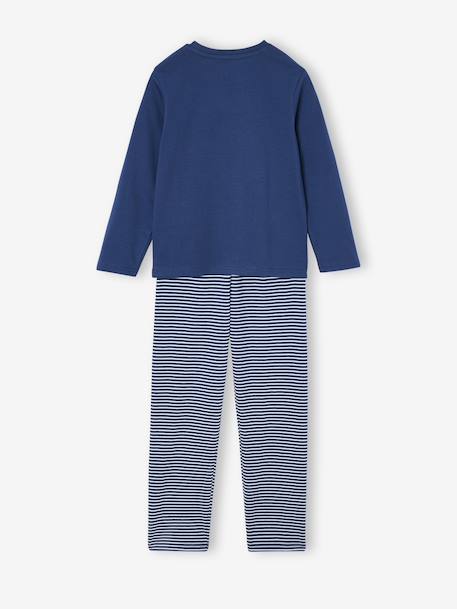 Pack of 3 Bike Pyjamas for Boys ocean blue 